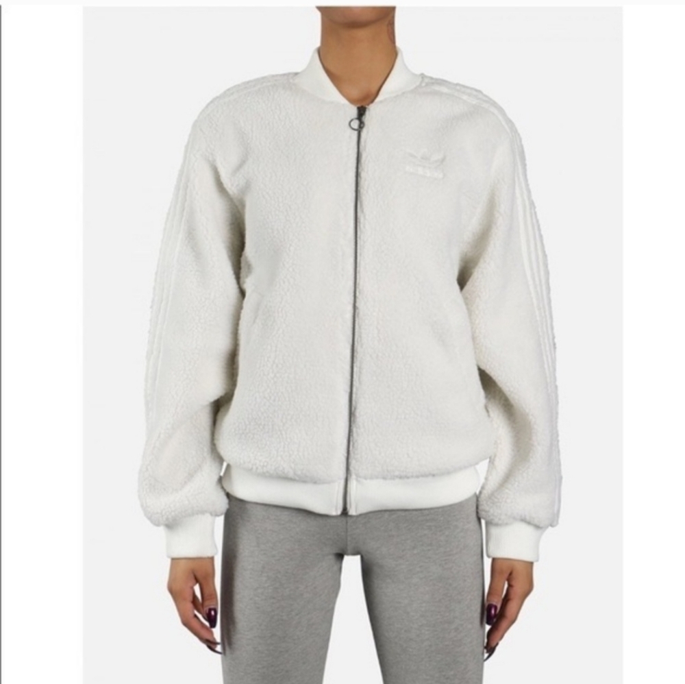 Adidas Bomber sherpa jacket